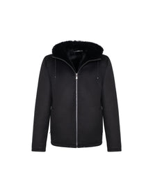 Fabric Parka With Select Shearling Lamb Lining | Men | Black