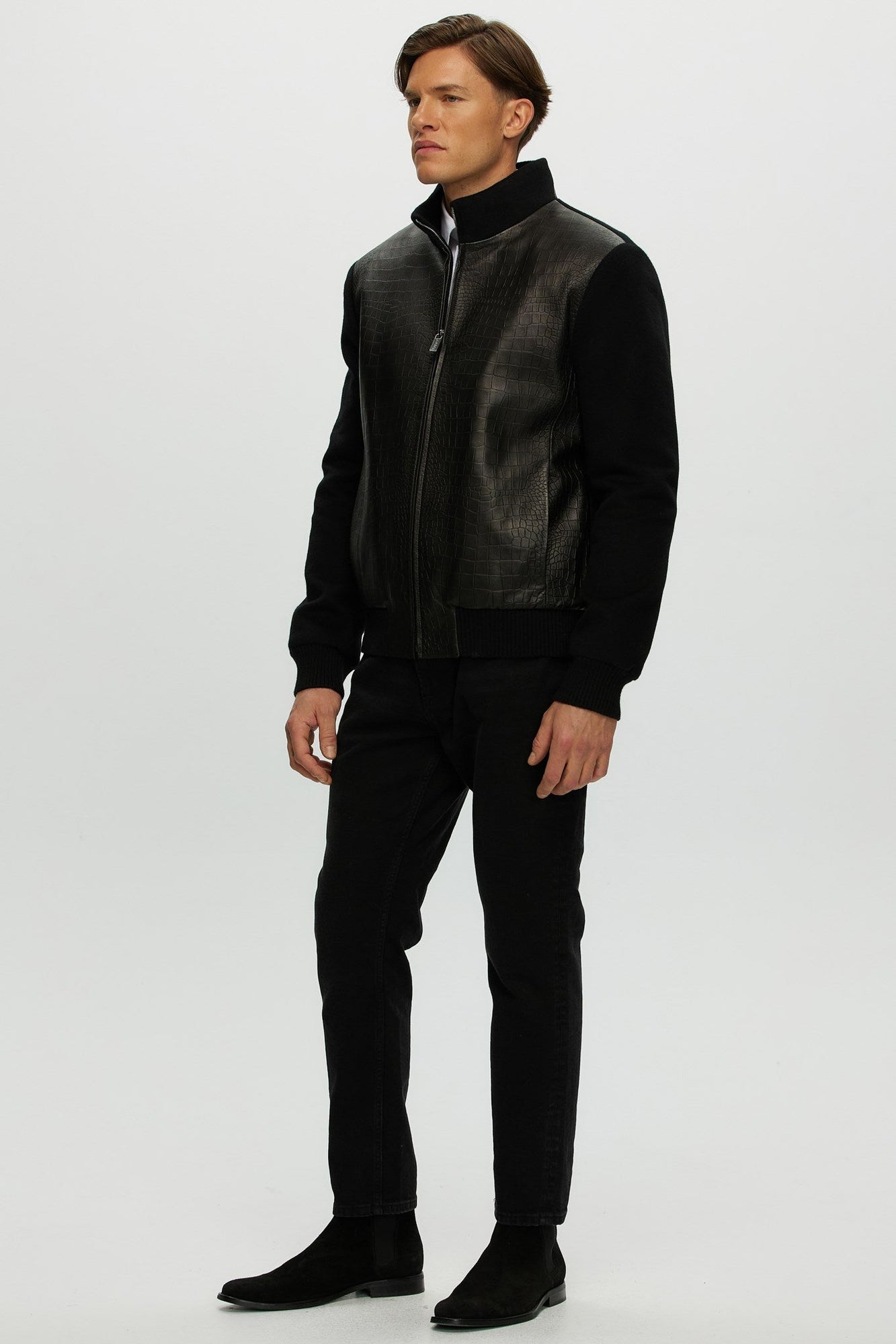 Loro Piana Cashmere & Wool Jacket | Men | Black