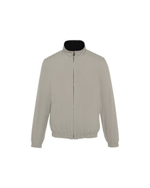 Reversible Zip Jacket | Men | Black x Light Beige