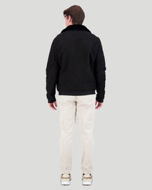 Select Shearling Lamb Jacket | Men | Black (V1)