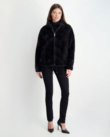 Mink Jacket | Women | Anthracite