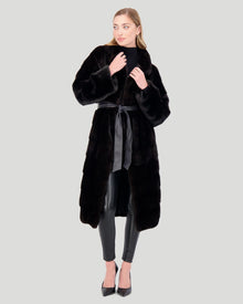 Mink Short Coat | Women | Black (V5)