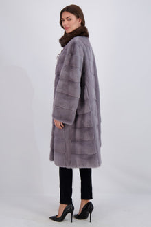 Mink Short Coat With Sable | Women | Gull