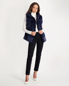 Mink Vest | Women | Blue Jean