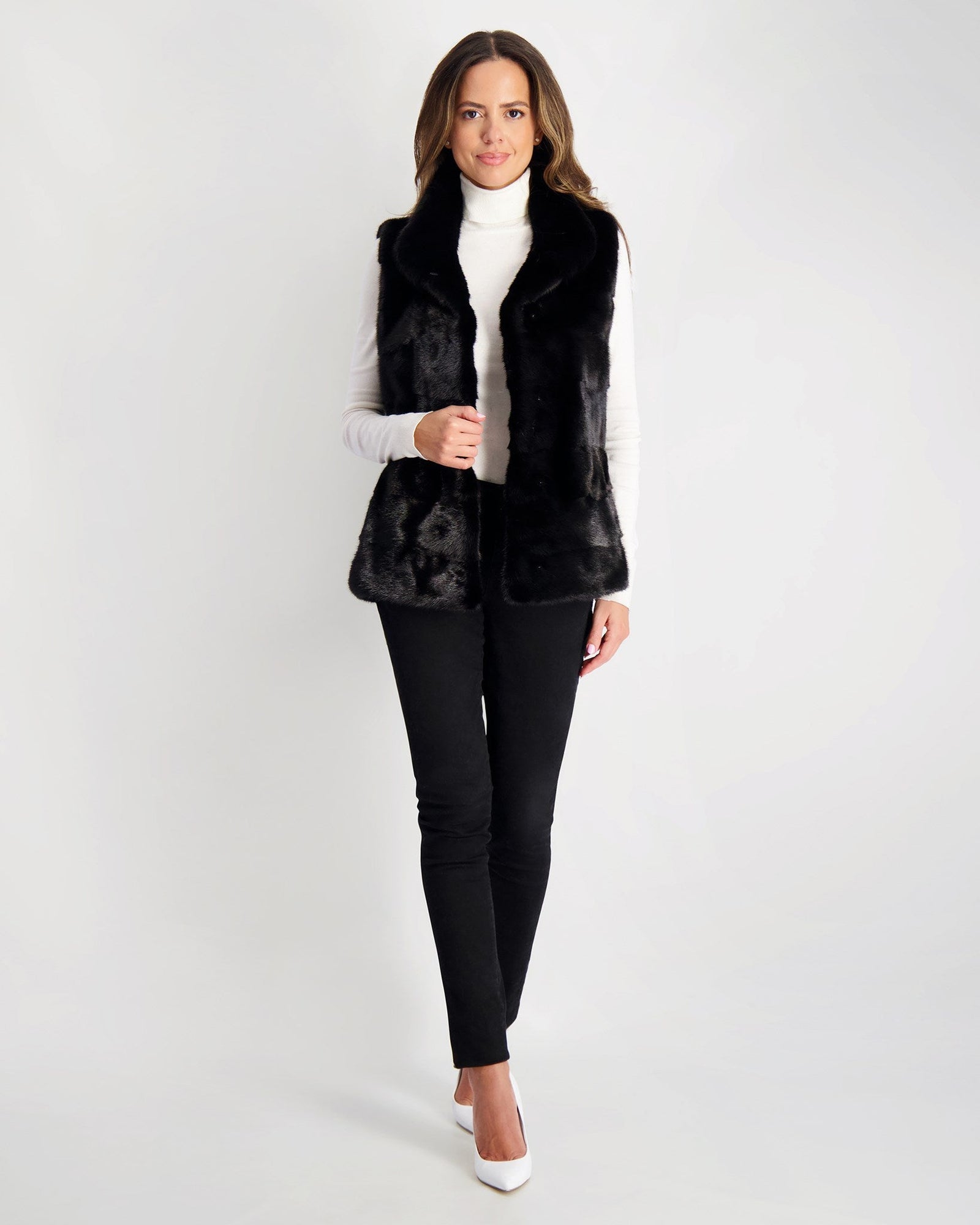 Mink Vest | Women | Black (V2)