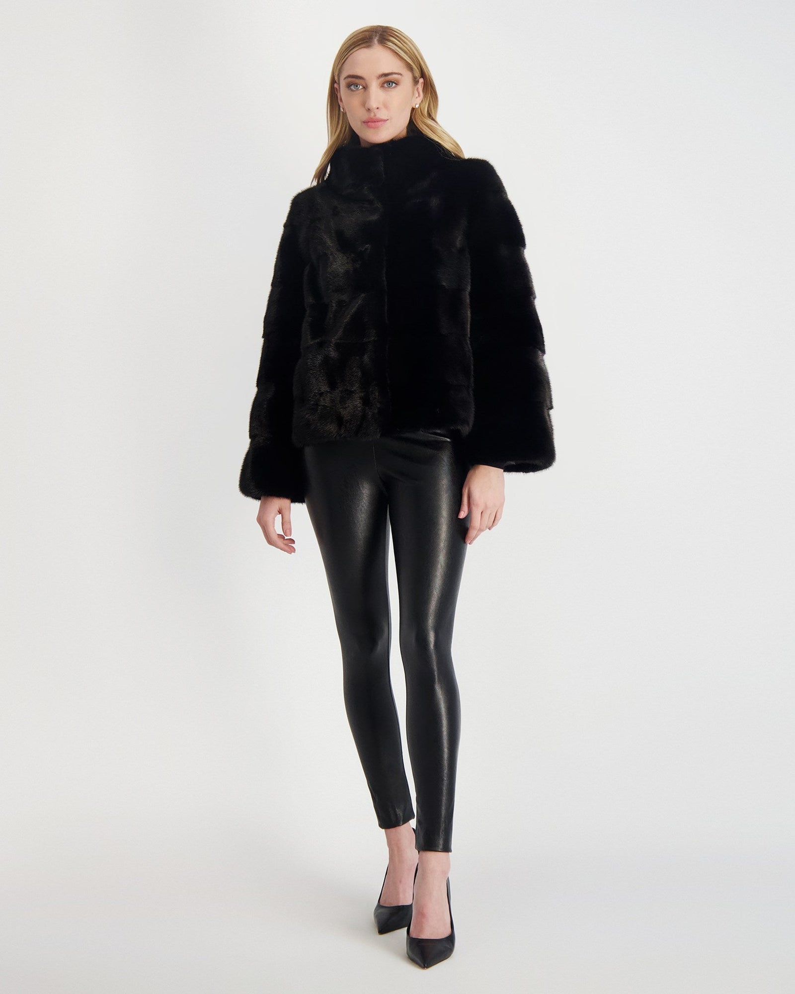 Reversible Mink Jacket | Women | Black (V1)