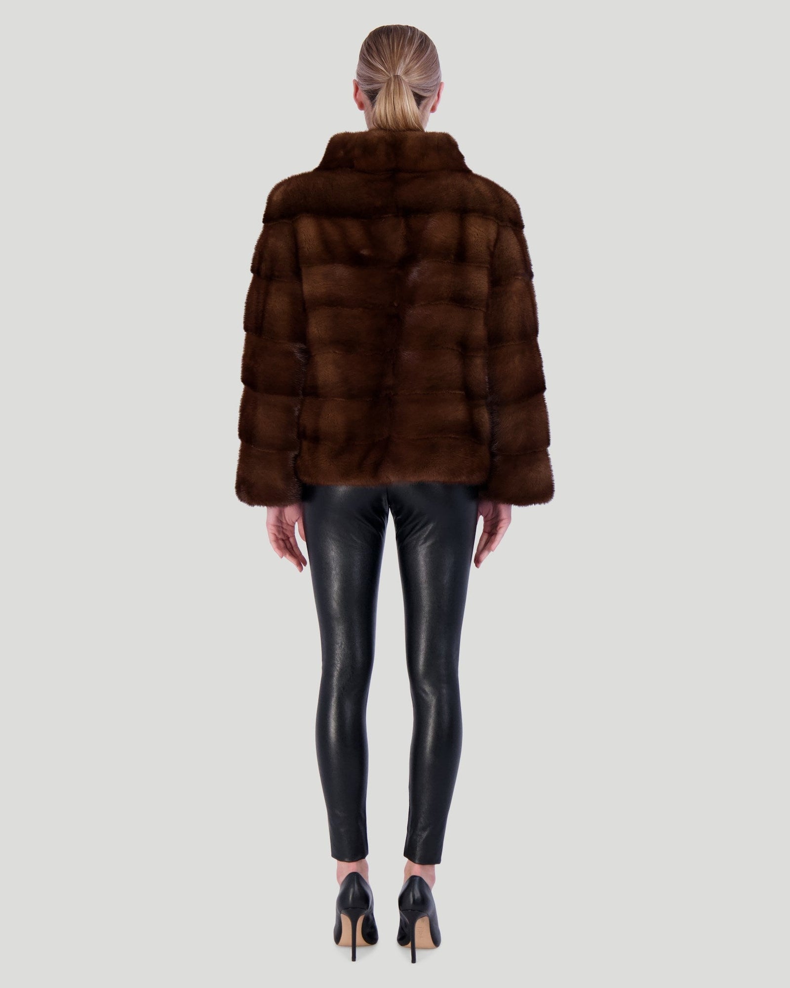 Reversible Mink Jacket | Women | Scanbrown (V2)