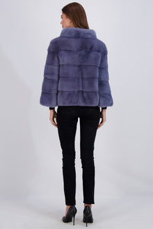 Reversible Mink Jacket | Women | Lapis