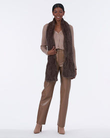 Rex Rabbit Knit Scarf | Women | Taupe