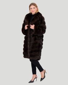 Sable Coat | Women | Dark Brown