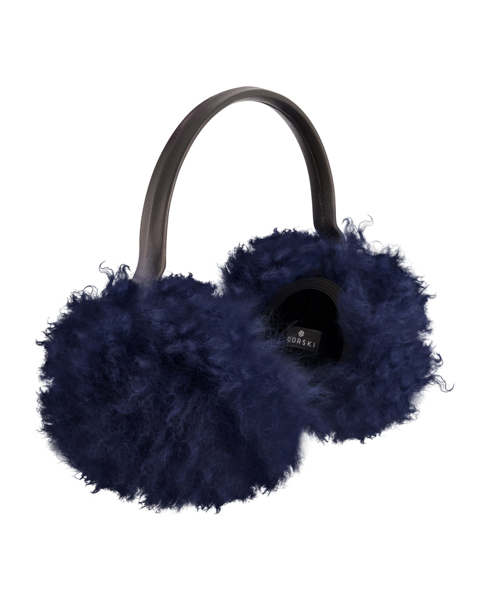 Select Cashmere Goat Earmuffs | Women | Navy