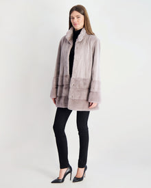 Sheared Mink Jacket | Women | Stucco