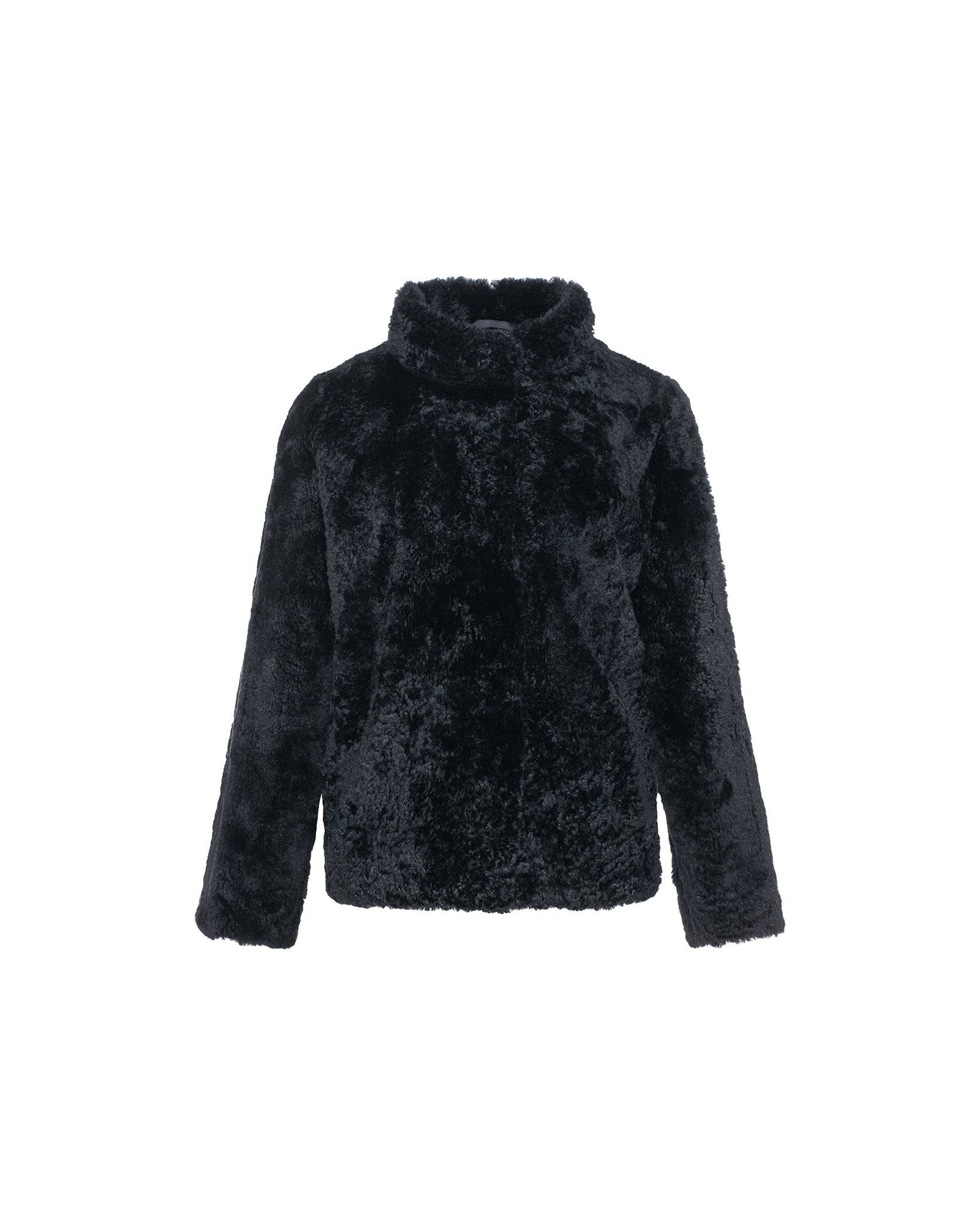 Sheared Select Cashmere Goat Jacket | Women | Black