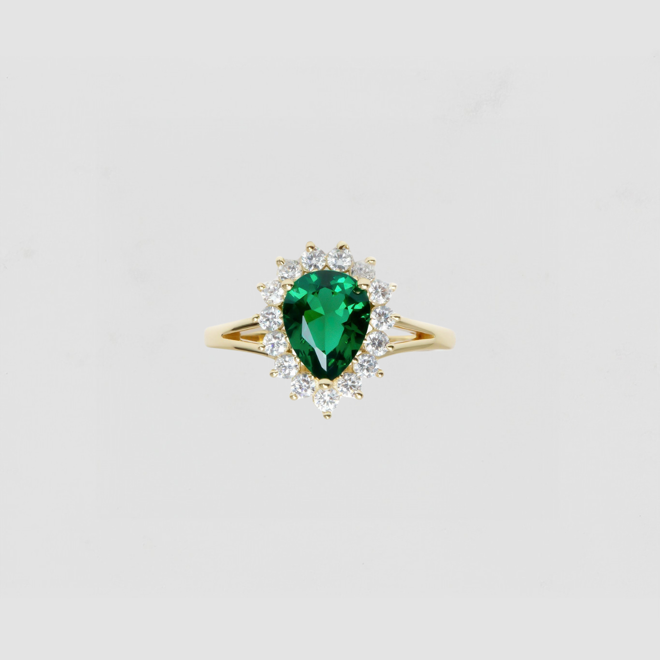 The Green Gemstone Heirloom Ring | Gold