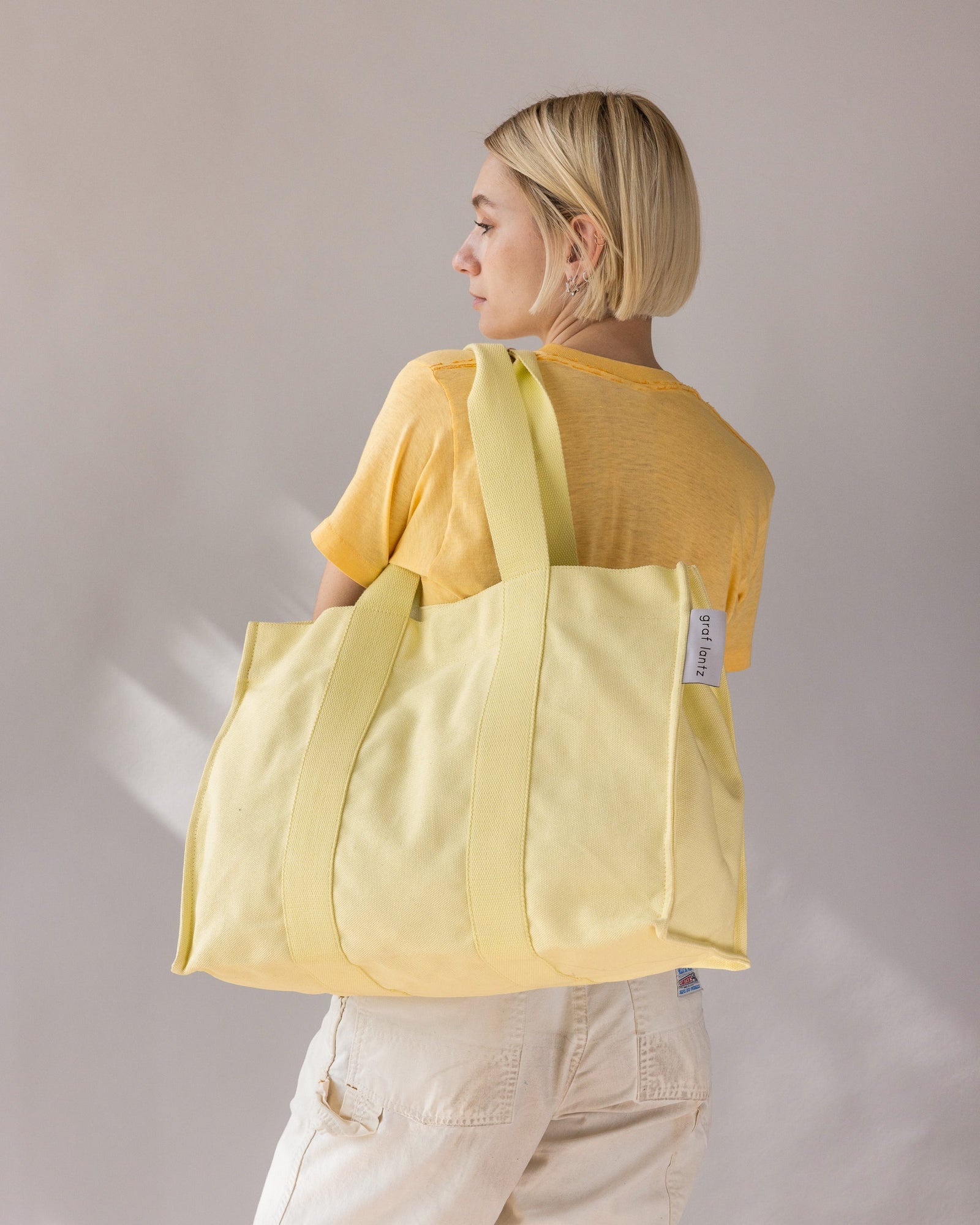 Hako Cotton Canvas Tote | Limoncello Canvas