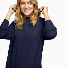 Lightweight Modal French Terry Hoodie | Navy