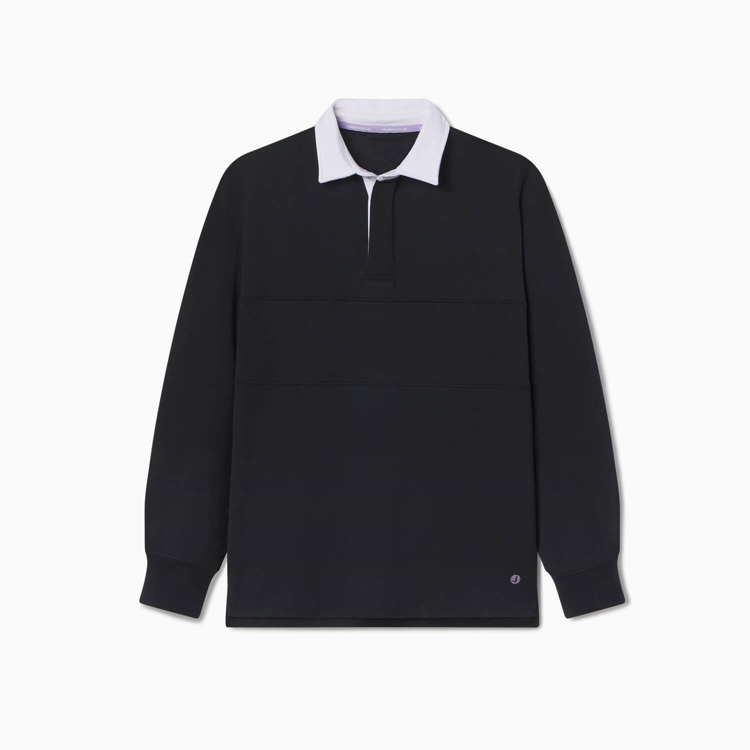 Modal Rugby Pullover | Black