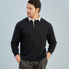 Modal Rugby Pullover | Black
