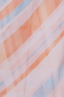 Cowl Neck Ruffle Dress | Plaid Print
