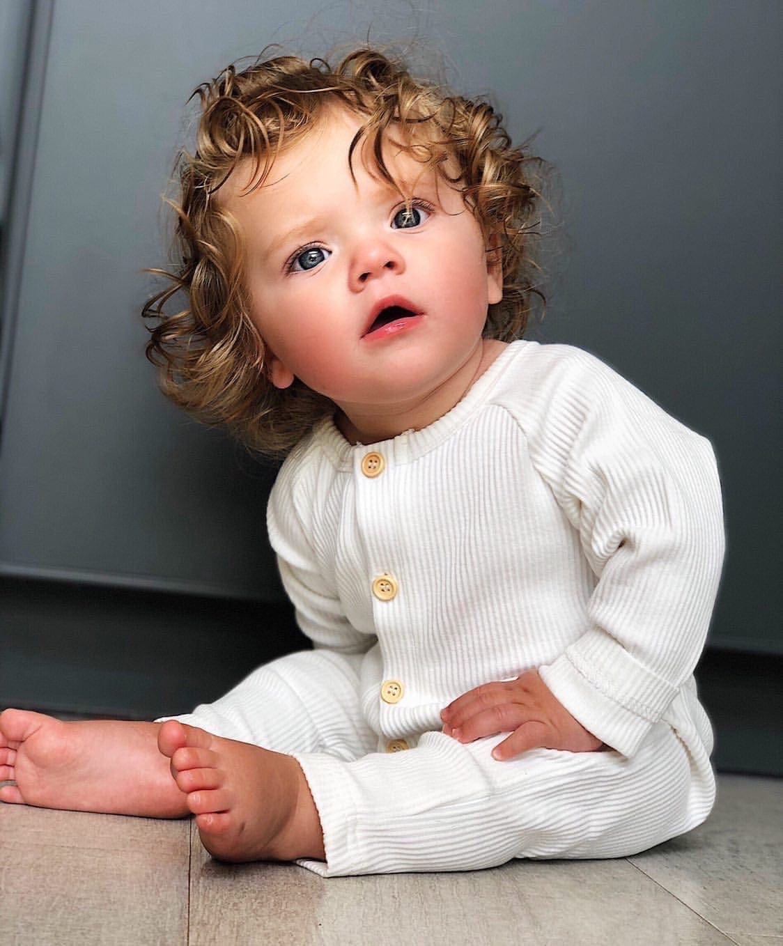 Unisex | Ribbed Cotton Playsuit | White