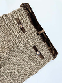 Boy | Herringbone Tweed Pants | Brown