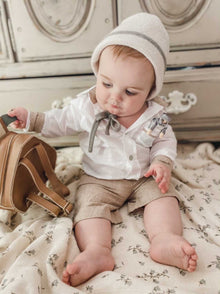 Ashton Linen Top and Shorts Set - Petite Maison Kids