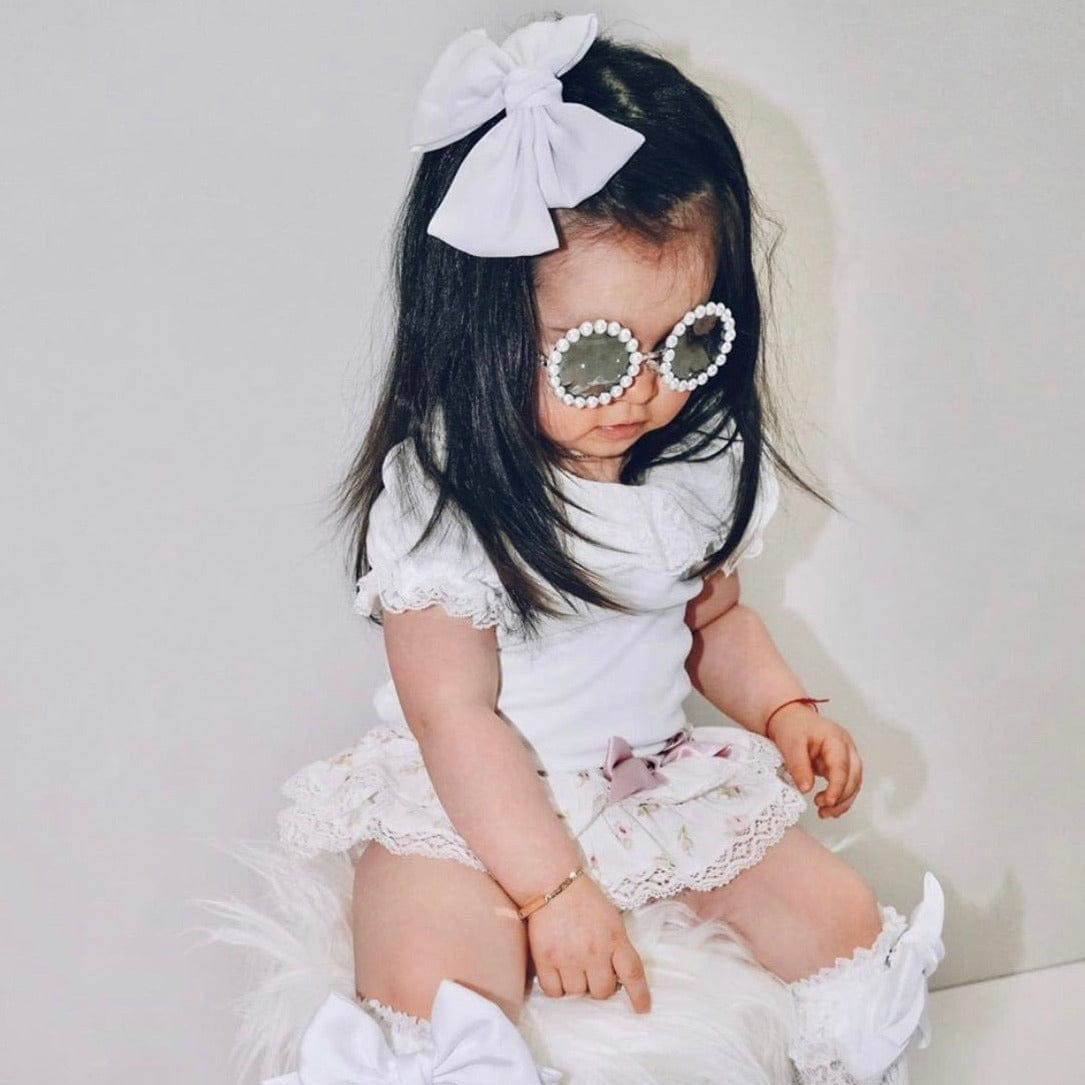 Girl | Abigail Hair Bow Bow | White