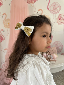 Girl | Amalfi Petite Hair Clip | White