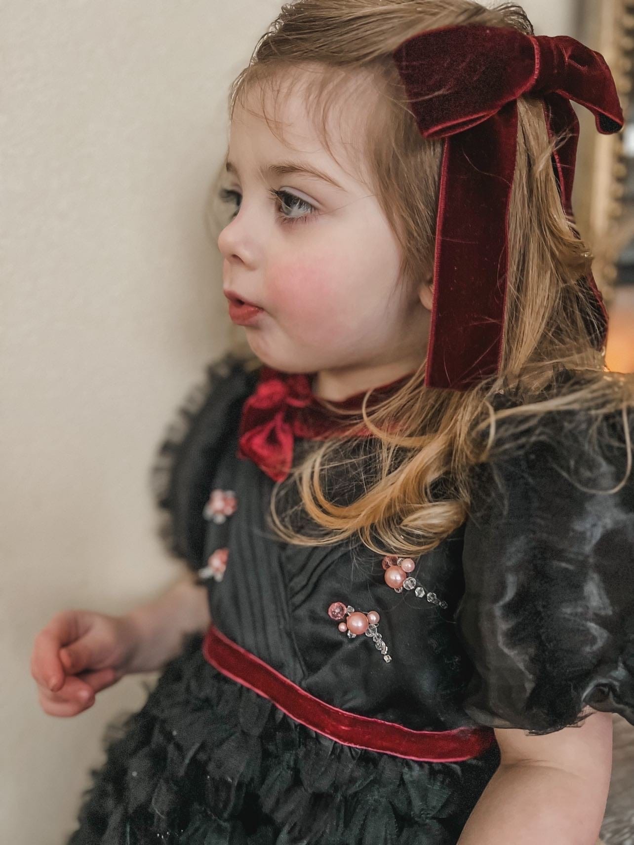 Girl | Kylie Tulle and Organza Dress | Black