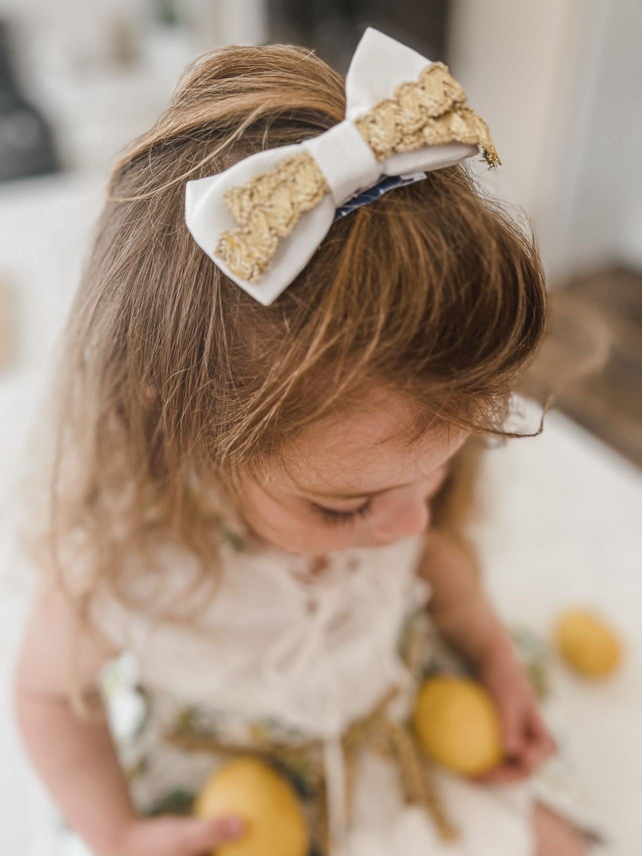 Girl | Amalfi Petite Hair Clip | White