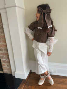 Girl | Gwen Wide Leg Pants | White