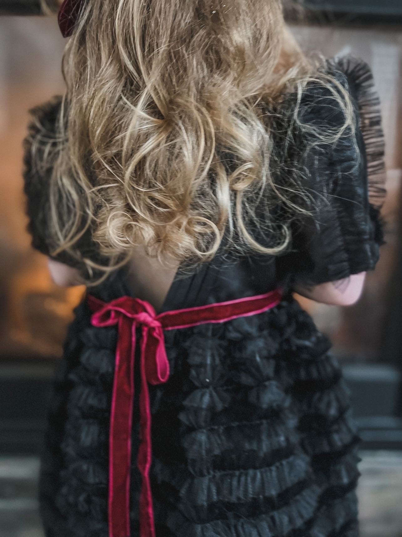 Girl | Kylie Tulle and Organza Dress | Black