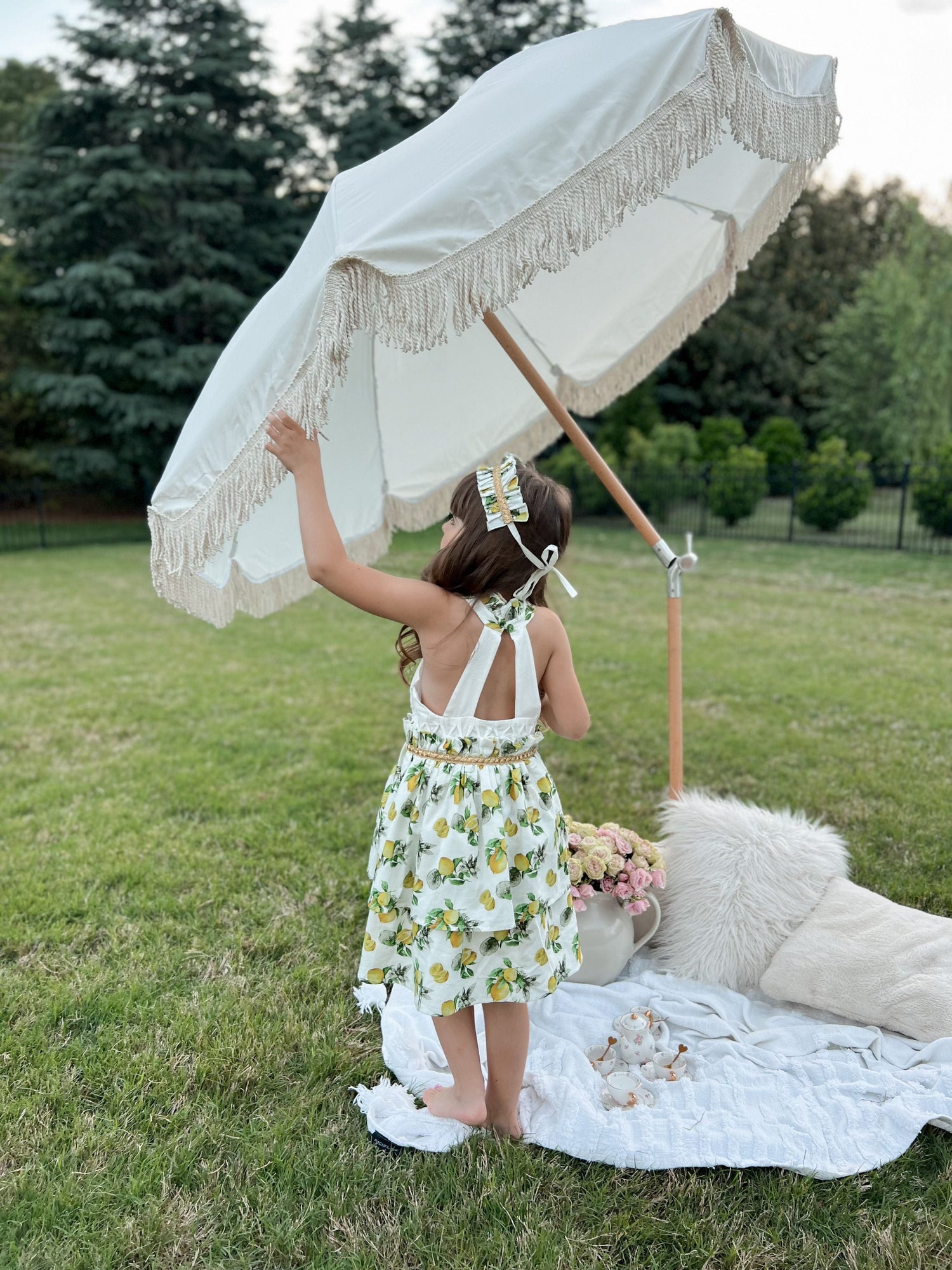 Baby Girls | Amalfi Dress | Lemon