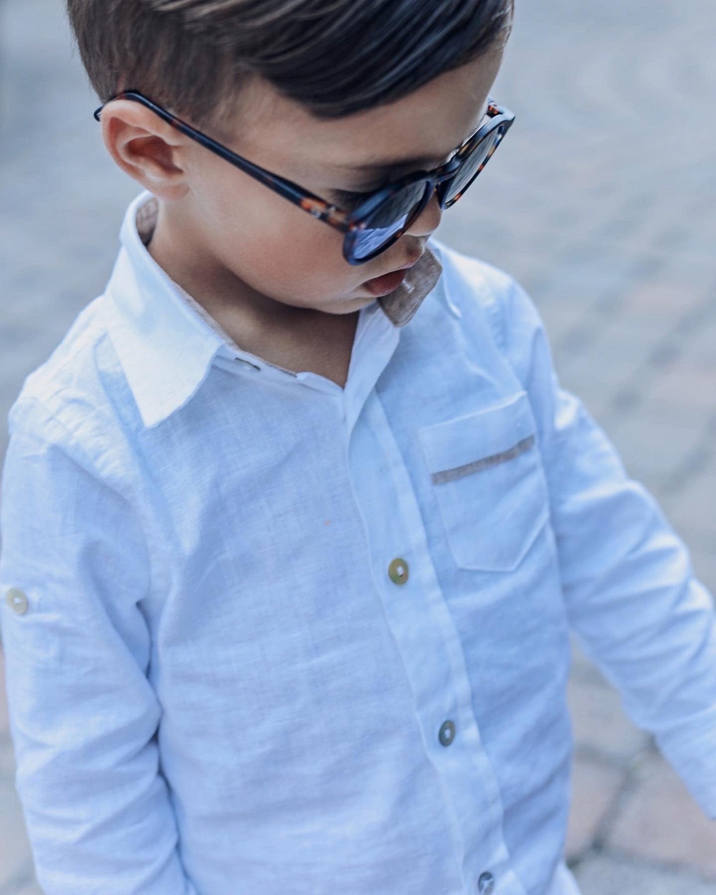 Ashton Linen Top and Shorts Set - Petite Maison Kids