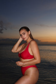 Larsen Textured Bottoms | Fuchsia