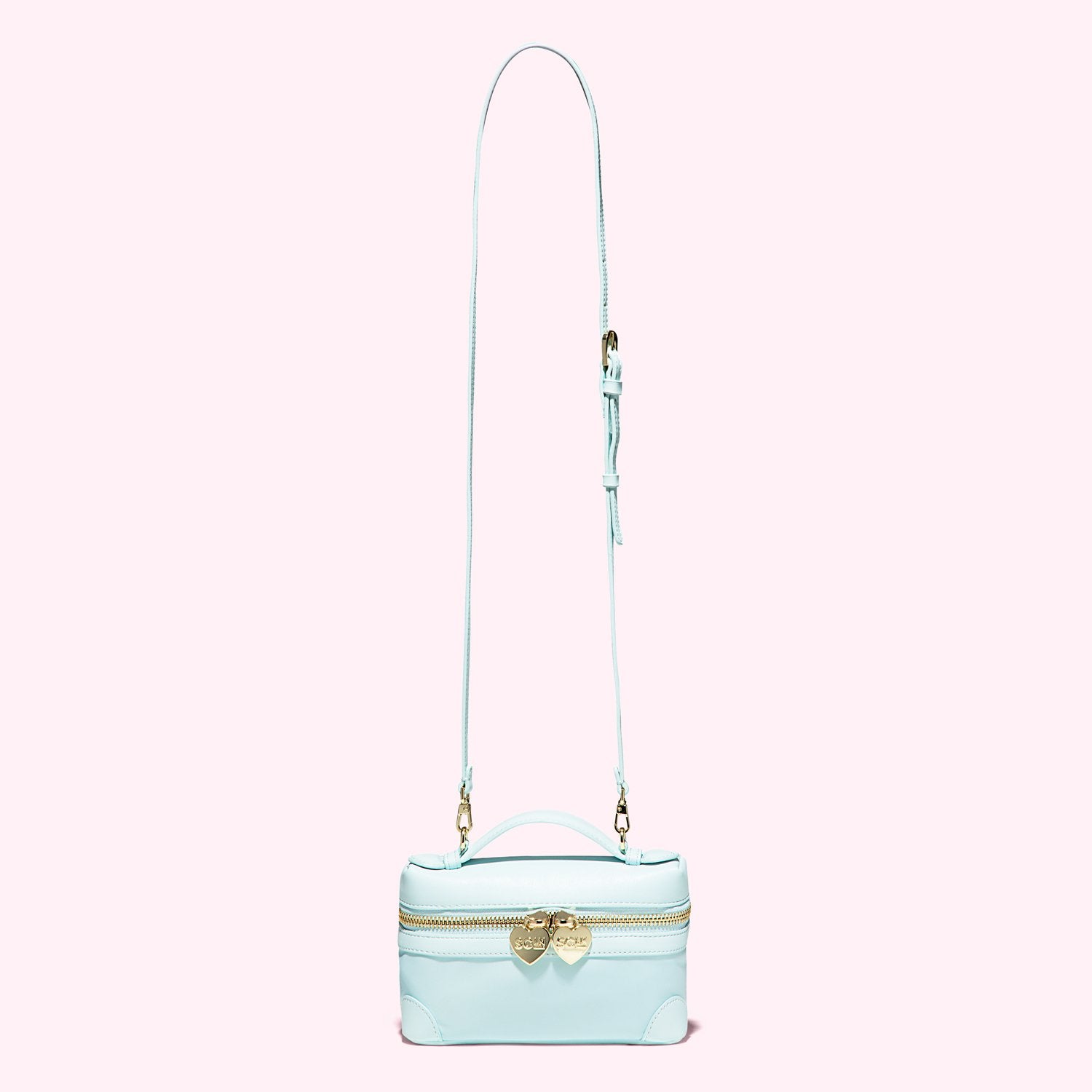Micro Top Handle Crossbody Bag | Sky