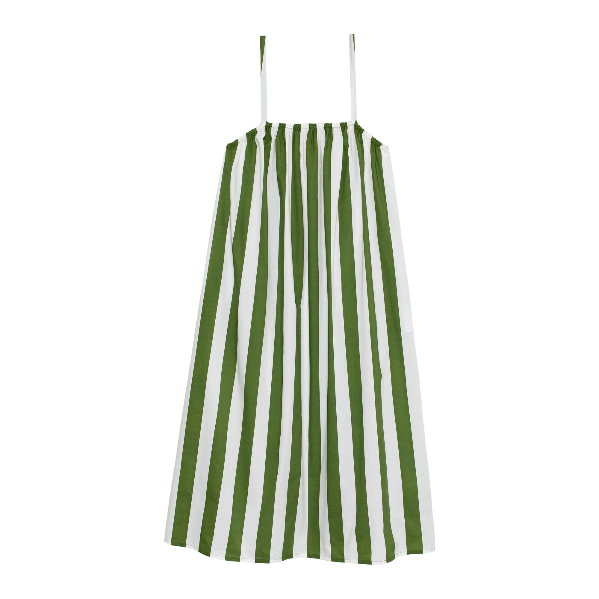 Inez Dress | Verdant Stripe