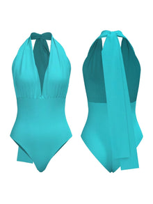Infinity Swimsuit - Solid Blu - diarrablu
