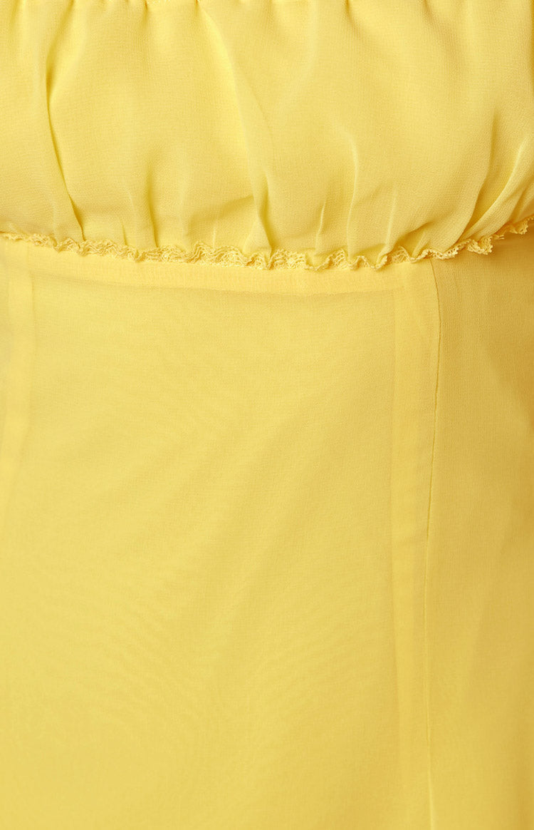 Isabel Mini Dress | Yellow