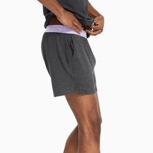 Modal Boxer Lounge Shorts | Boxers with Pockets | Gray/Lavender