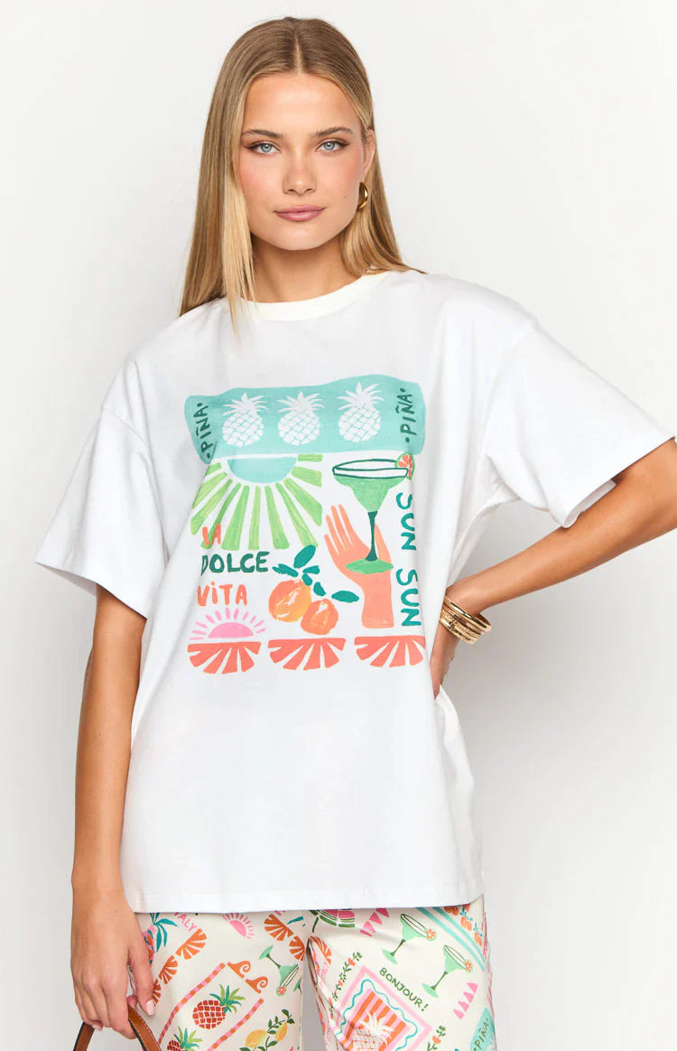 Jaz Tee | Dolce Vita Print
