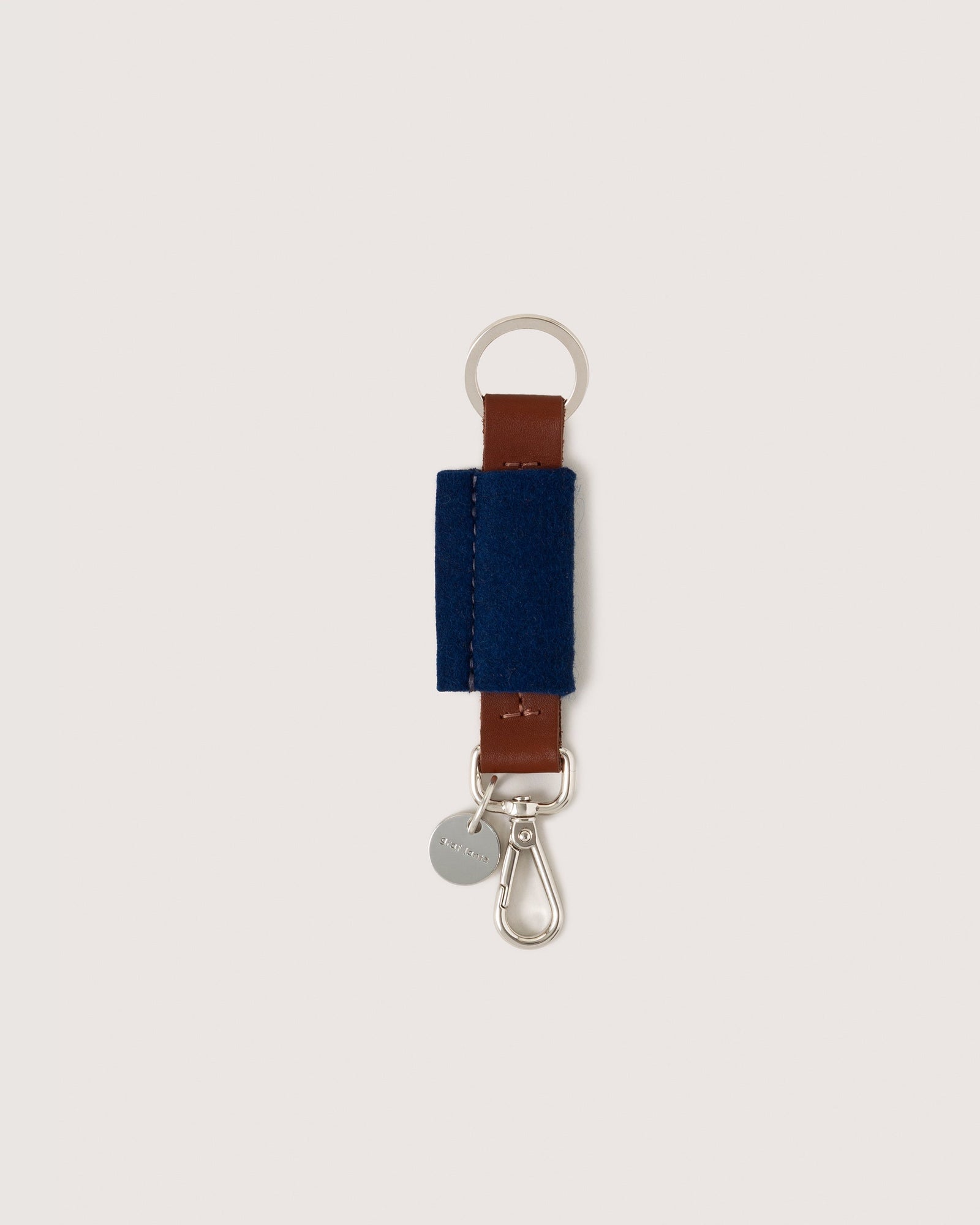 Merino Wool Bar Key Fob | Marine