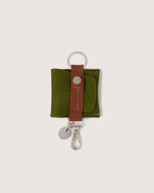 Merino Wool Pod Key Fob | Moss