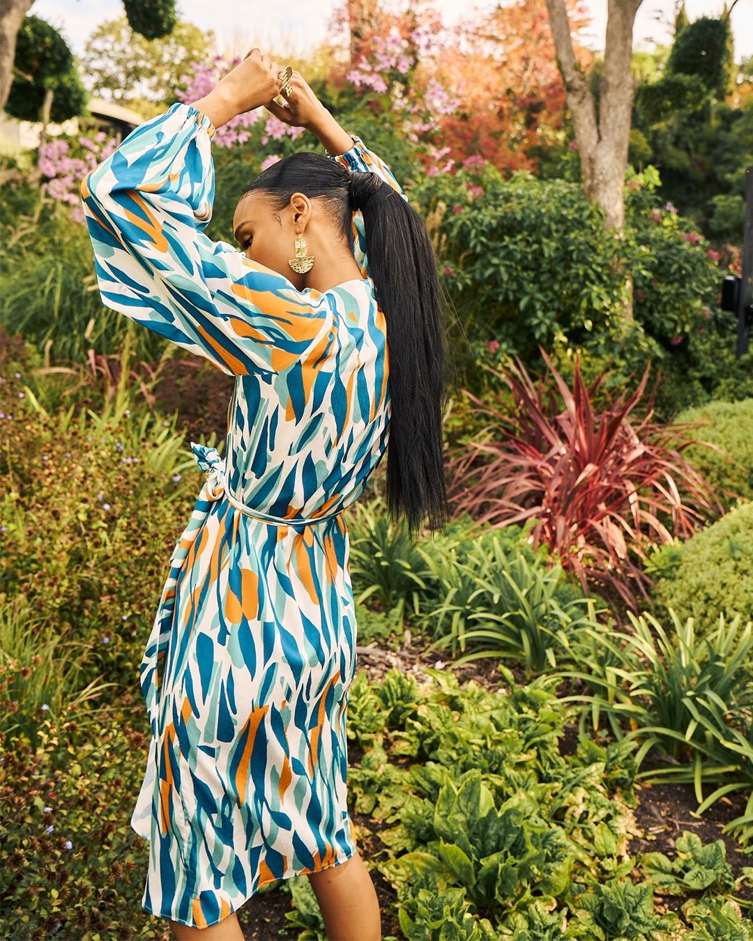Lala Dress - Arbol Orange - diarrablu