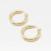 The Large Ravello Hoops | Gold