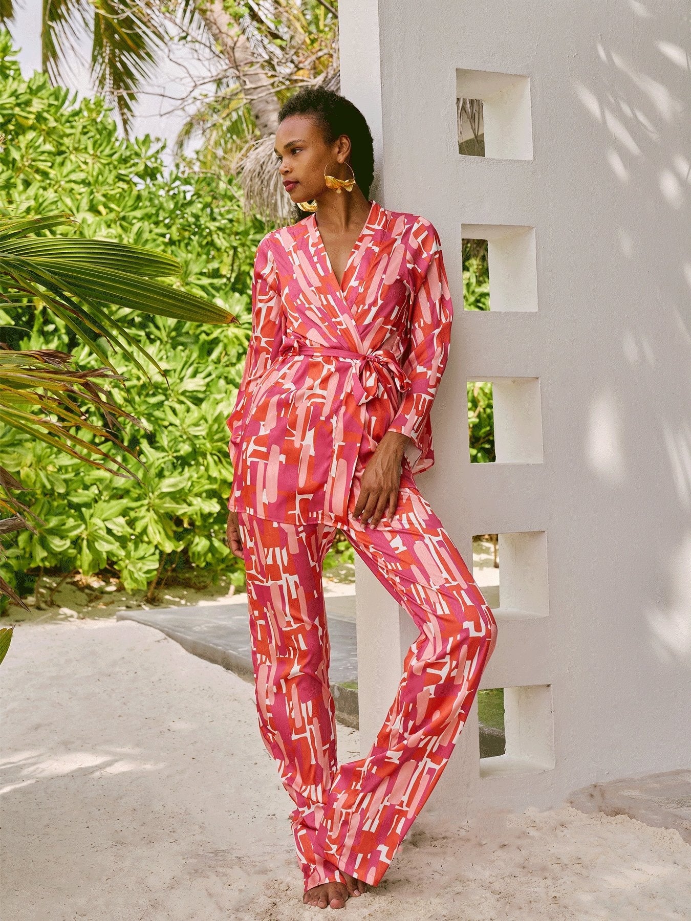 Leer Pants - Atoll Rose - diarrablu