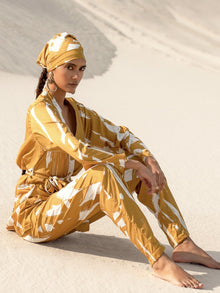 Leer Pants - Suto Gold - diarrablu