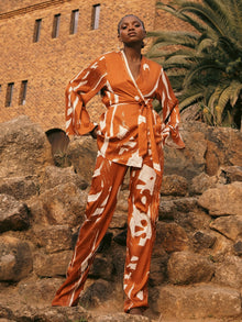 Leer Pants - Suto Rust - diarrablu