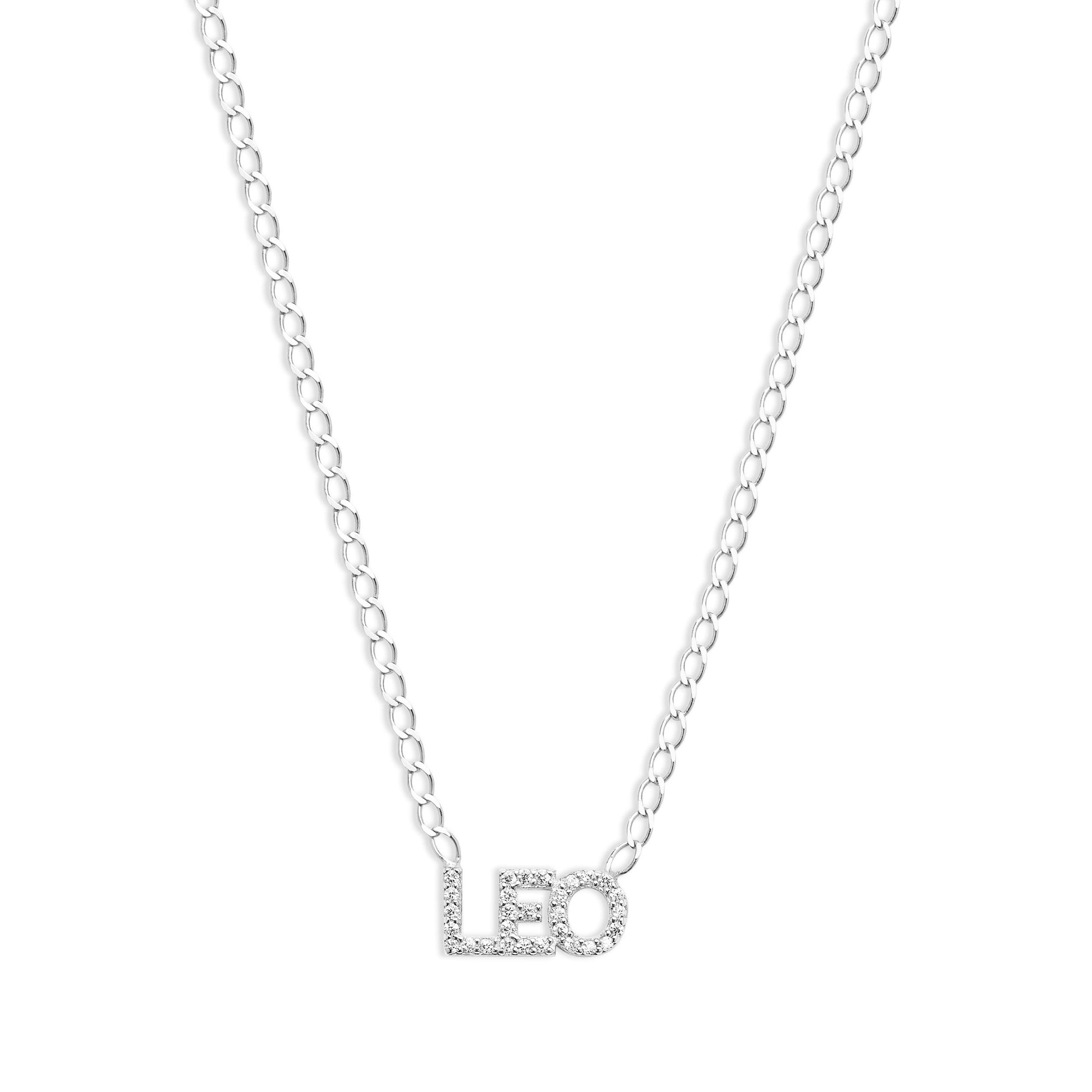 The Iced Out Zodiac Necklace | Gold Vermeil & Sterling Silver