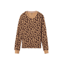 Ultra-Soft French Terry Long-Sleeve Tee | Leopard